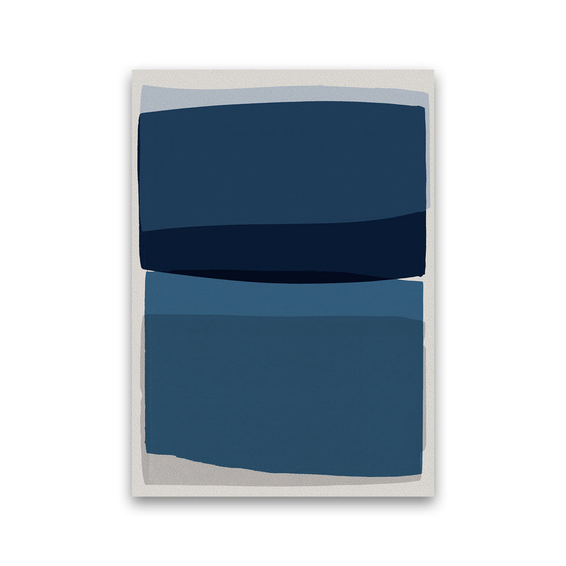 Modern Blue Abstract Art Print by Orara Studio Print Only