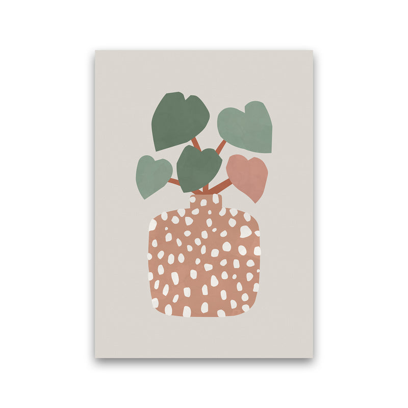 Terrazzo & Heart Plant Art Print by Orara Studios Print Only