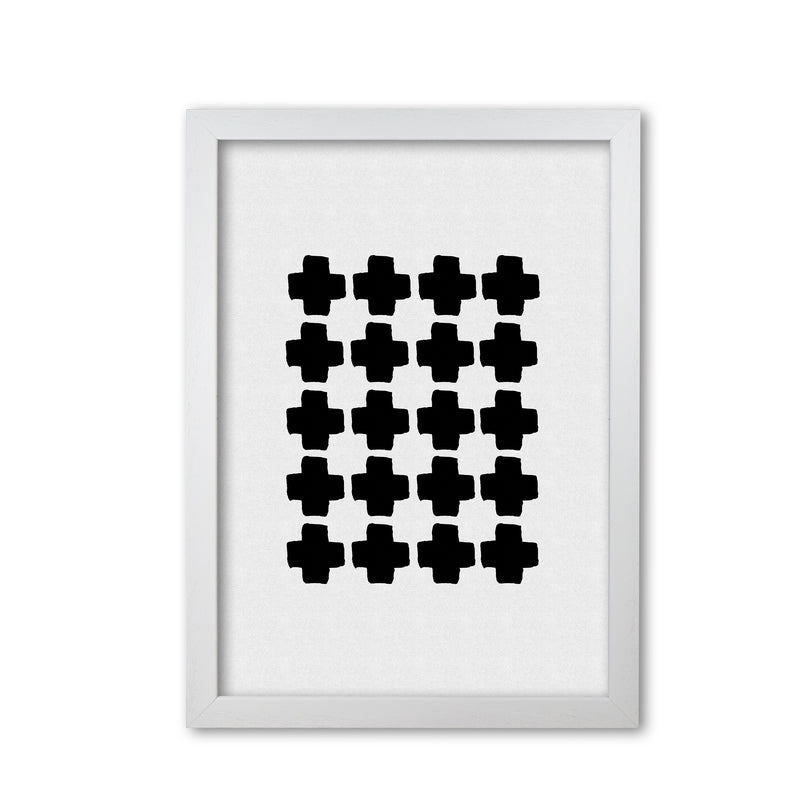Black And White Abstract III Print By Orara Studio White Grain
