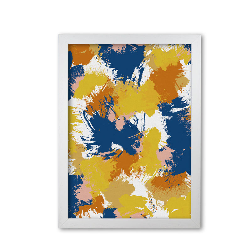 Colourful Abstract I Print By Orara Studio White Grain