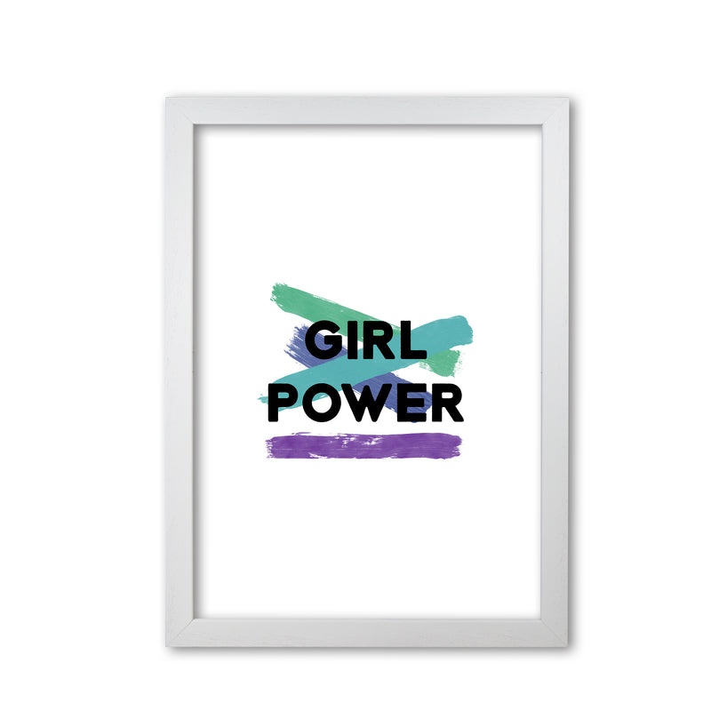 Girl Power Feminist Quote Print By Orara Studio White Grain