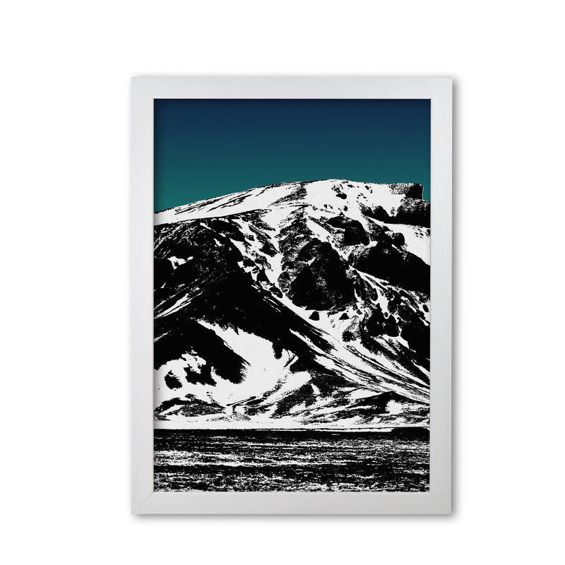 Iceland Mountains I Print By Orara Studio, Framed Botanical & Nature Art Print White Grain