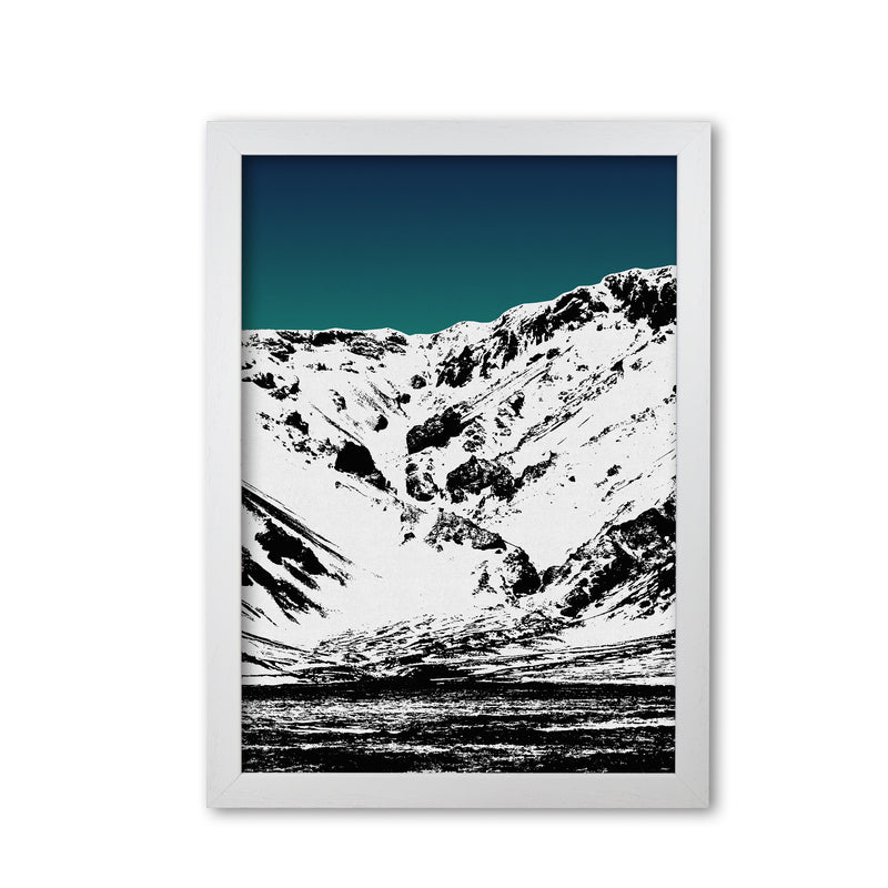 Iceland Mountains II Print By Orara Studio, Framed Botanical & Nature Art Print White Grain