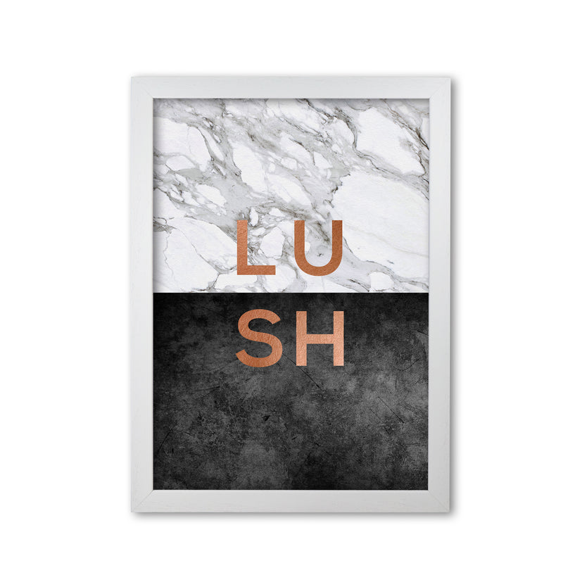 Lush Copper Quote Print By Orara Studio White Grain