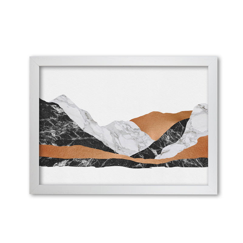 Marble Landscape I Print By Orara Studio, Framed Botanical & Nature Art Print White Grain