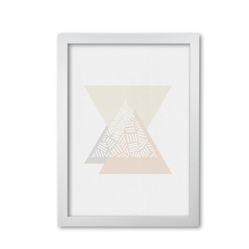 Minimalist Geometric III Print By Orara Studio White Grain
