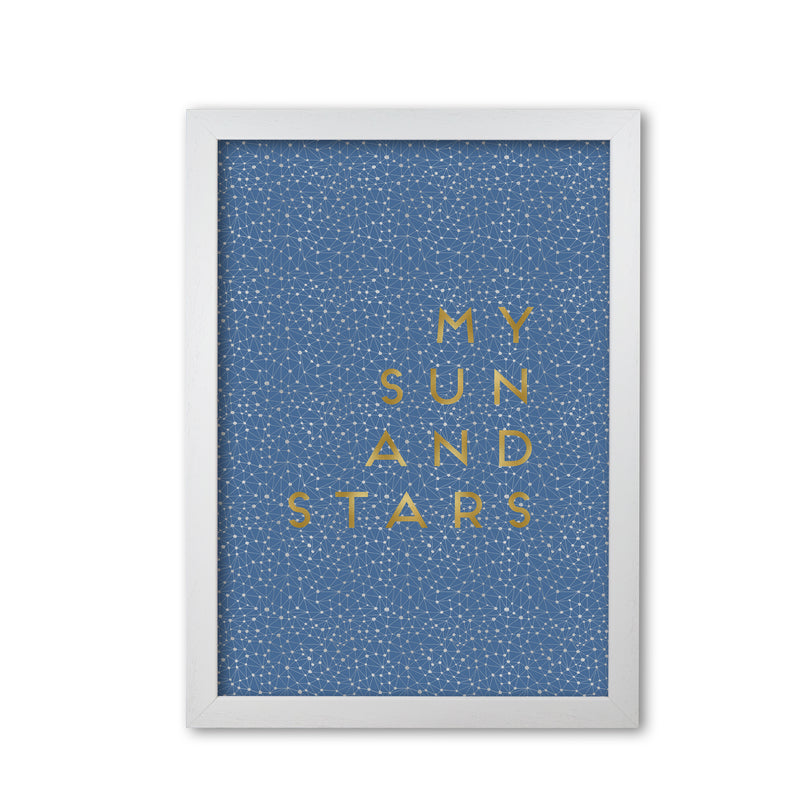 My Sun & Stars Print By Orara Studio White Grain