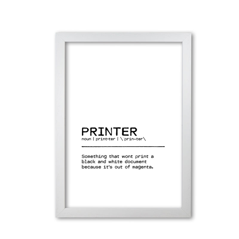 Printer Definition Quote Print By Orara Studio White Grain