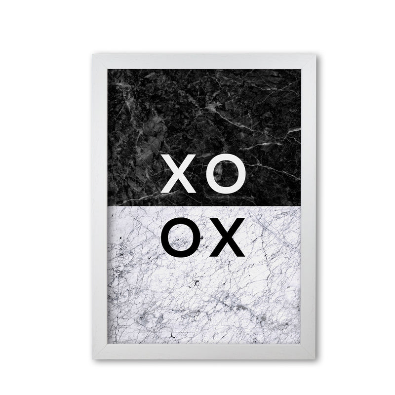 XO Hugs & Kisses Quote Print By Orara Studio White Grain