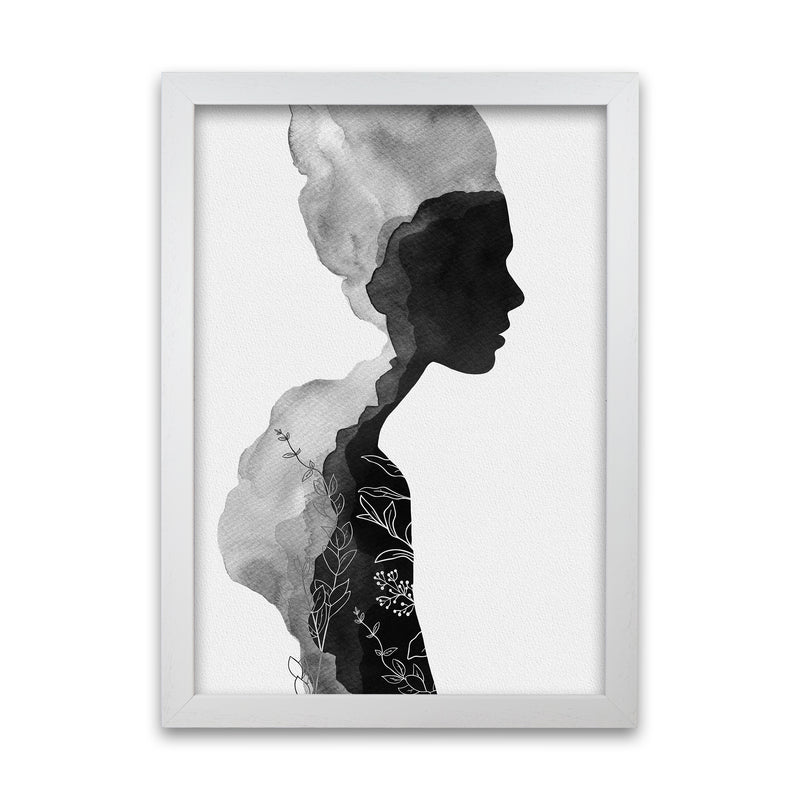 Her Art Print by Orara Studio A1 White Frame
