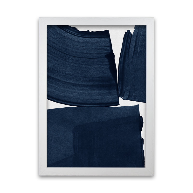 Minimalist Painting Blue I Art Print by Orara Studio A1 White Frame