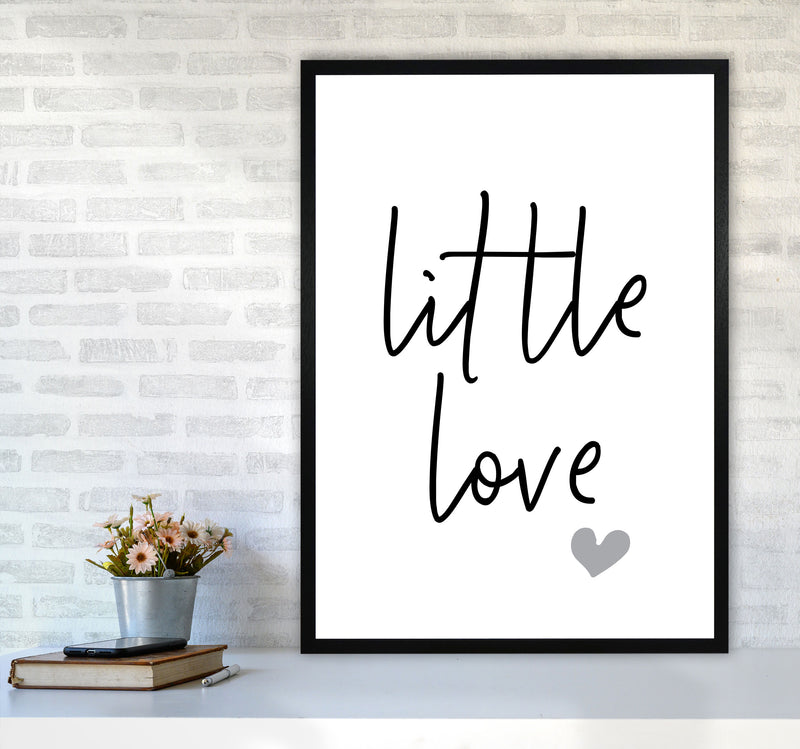 Little Love Framed Nursey Wall Art Print A1 White Frame