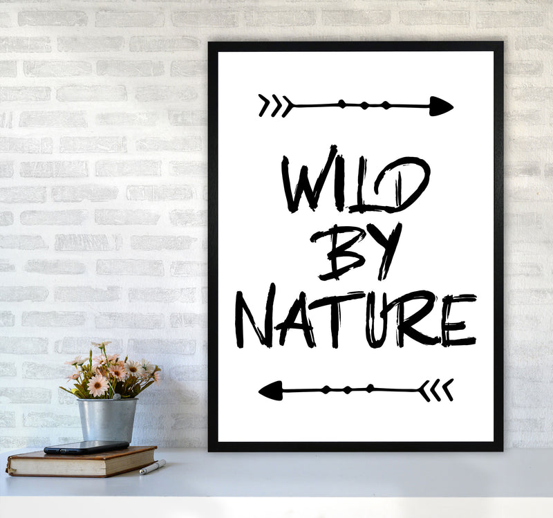 Wild By Nature Modern Print A1 White Frame