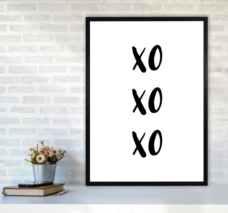 XOXOXO Modern Print A1 White Frame