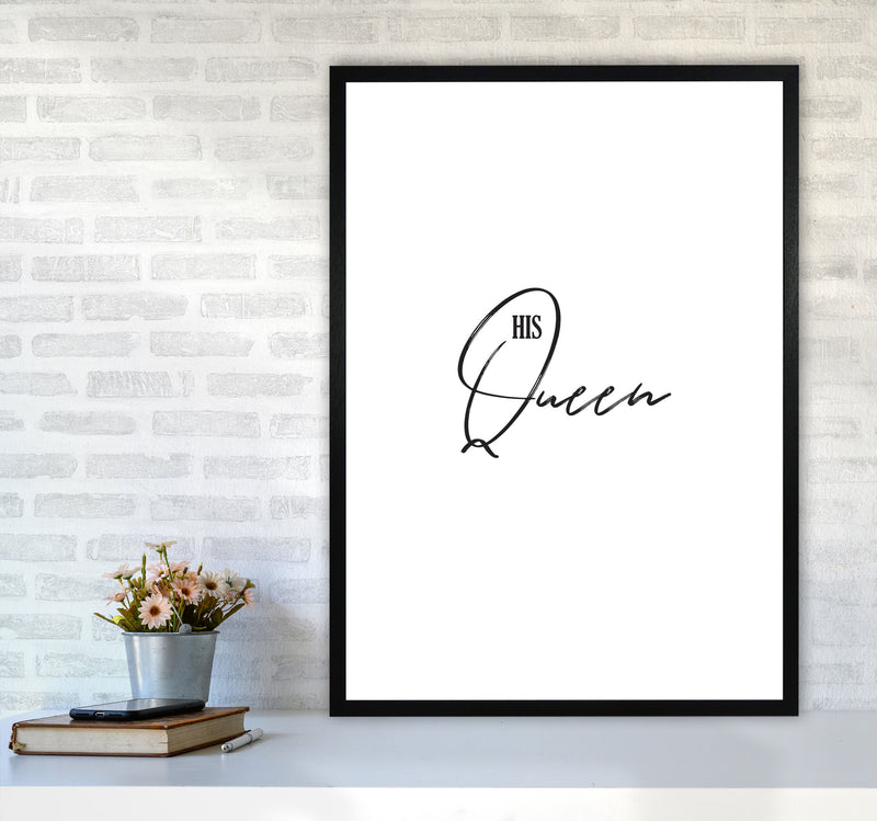 The Queen Modern Print A1 White Frame