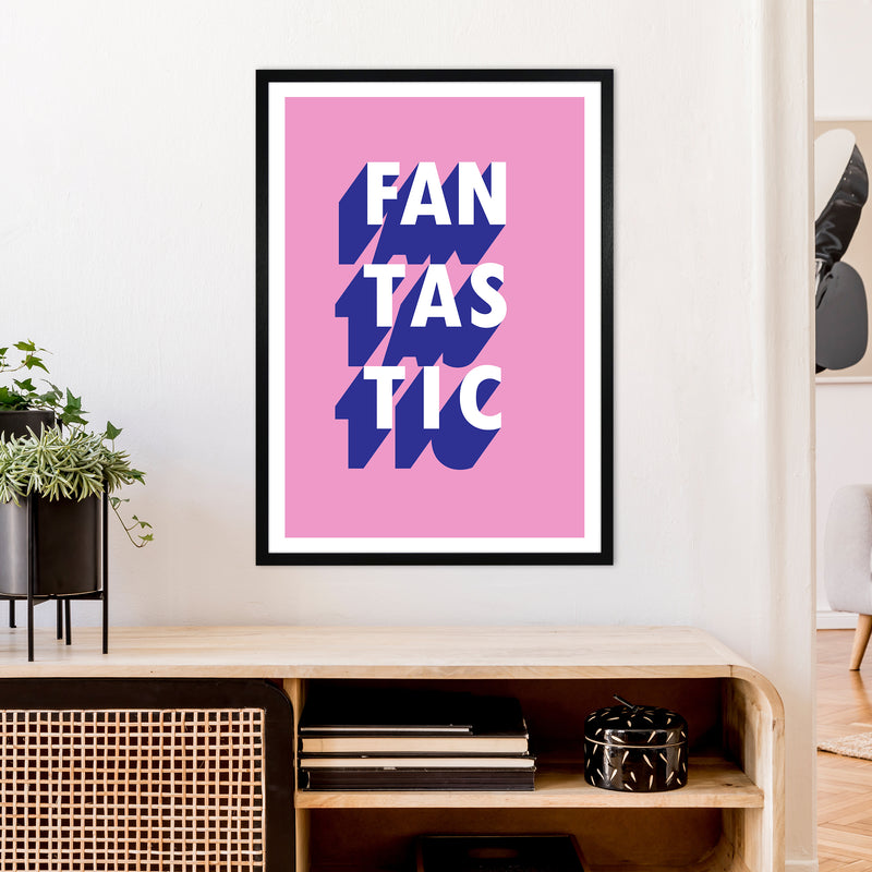 Fantastic Shadow  Art Print by Pixy Paper A1 White Frame