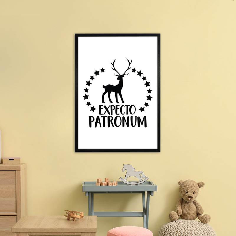 Expecto Patronum  Art Print by Pixy Paper A1 White Frame