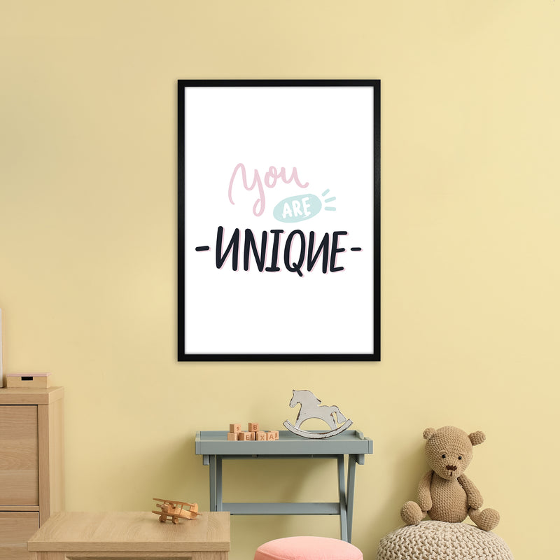 You Are Unique  Art Print by Pixy Paper A1 White Frame