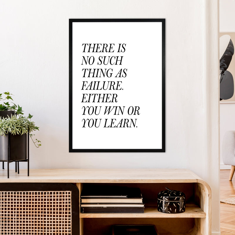 There Is No Such Thing  Art Print by Pixy Paper A1 White Frame