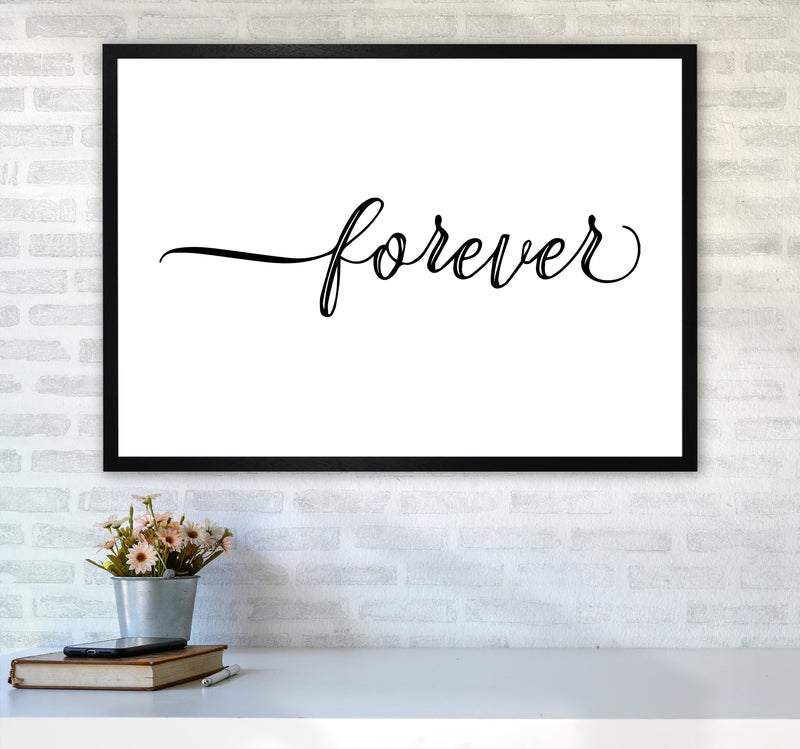 Forever Landscape  Art Print by Pixy Paper A1 White Frame