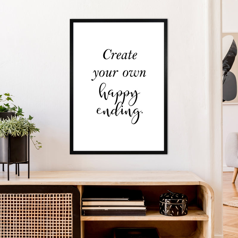 Create Your Own  Art Print by Pixy Paper A1 White Frame