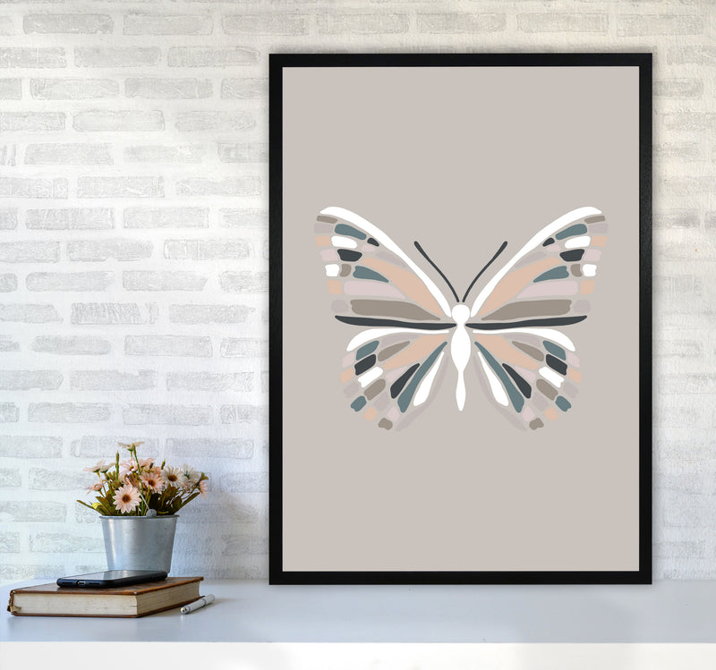Inspired Butterfly Art Print by Pixy Paper A1 White Frame