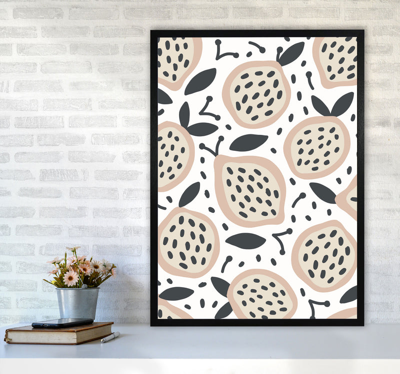 Inspired Fruit Art Print by Pixy Paper A1 White Frame
