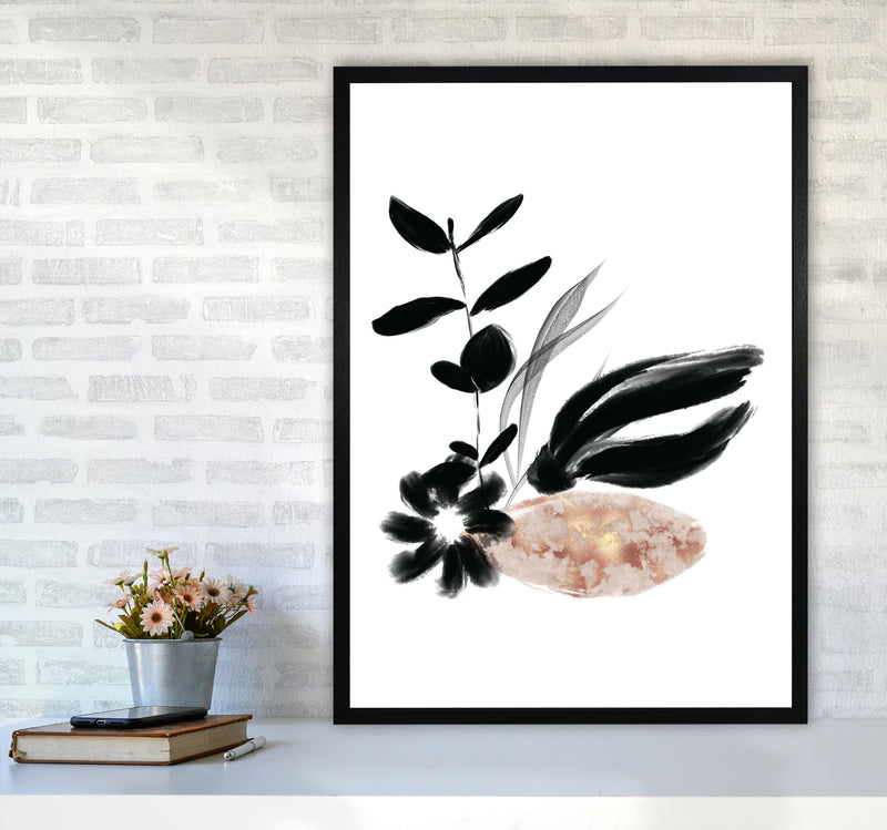 Delicate Floral 03 Art Print by Pixy Paper A1 White Frame