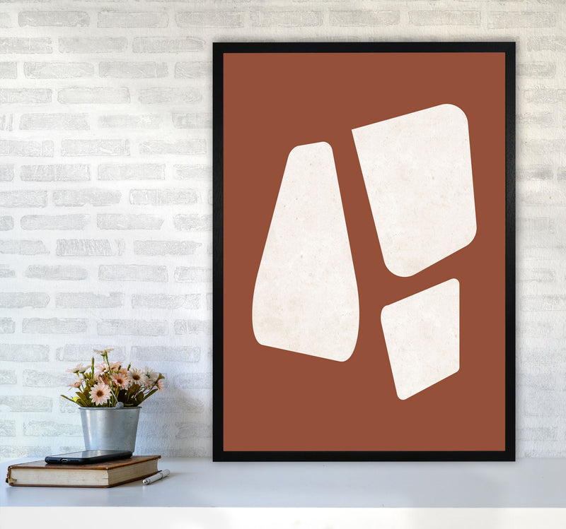 Autumn Luane abstract Art Print by Pixy Paper A1 White Frame