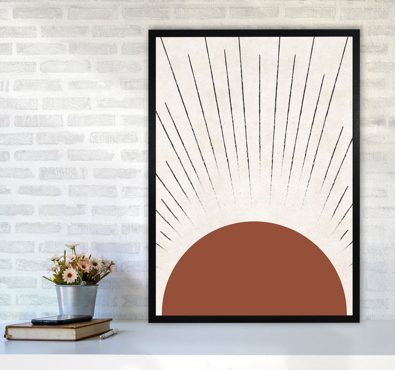 Autumn Sasha Sun abstract Art Print by Pixy Paper A1 White Frame