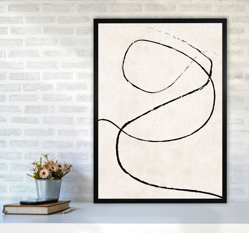 Autumn Wilma abstract Art Print by Pixy Paper A1 White Frame