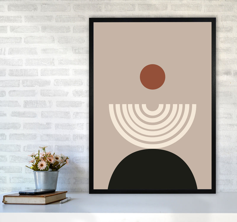 Autumn Lucille abstract Art Print by Pixy Paper A1 White Frame