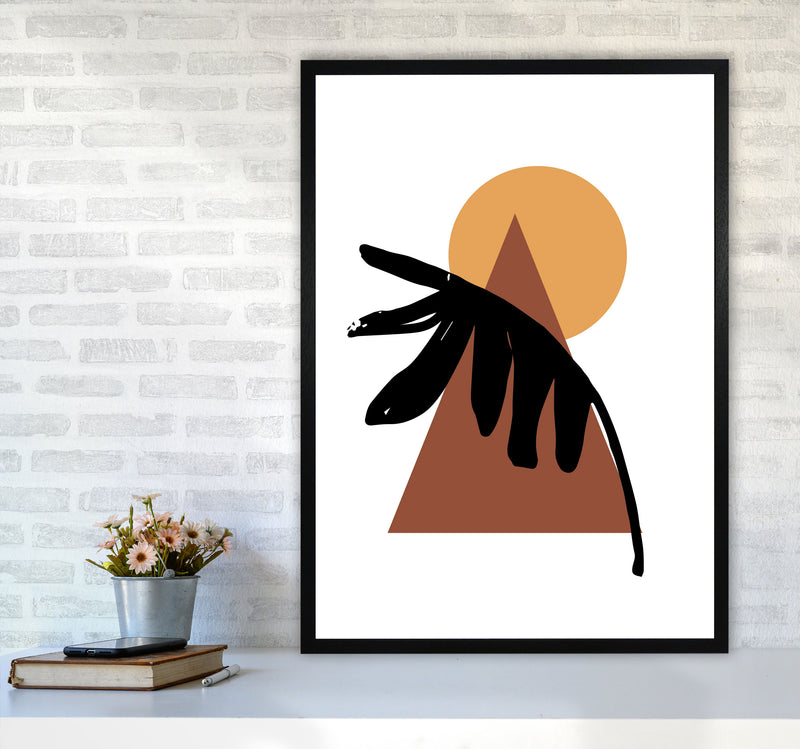 Autumn Siesta abstract Art Print by Pixy Paper A1 White Frame