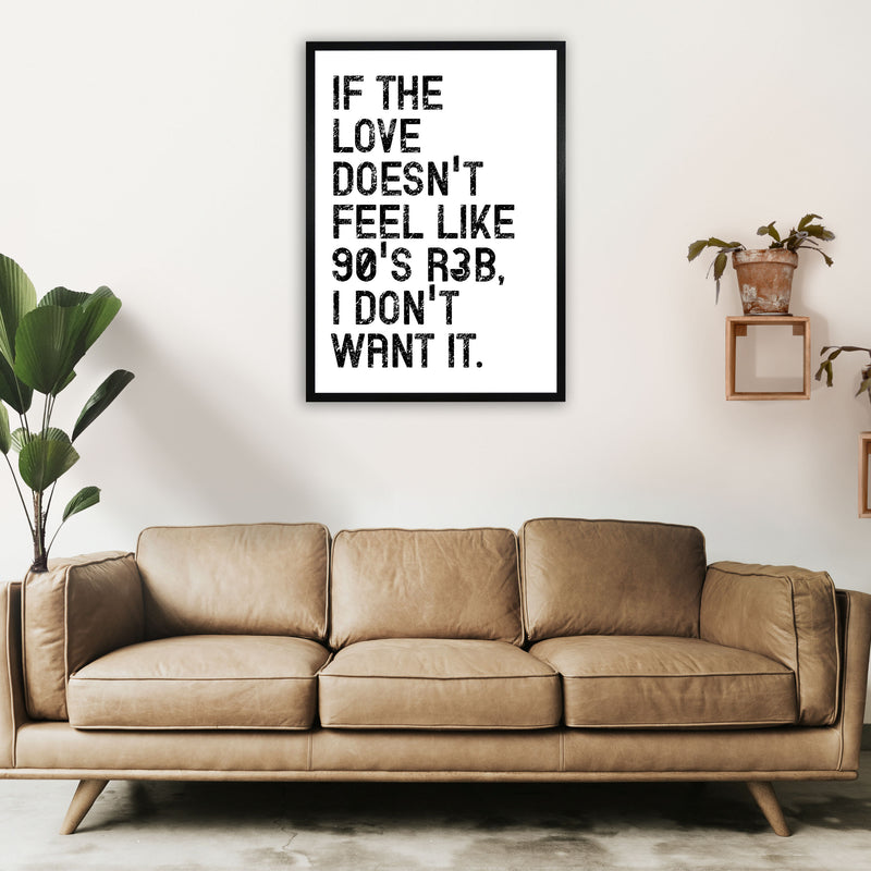 If The Love Art Print by Pixy Paper A1 White Frame