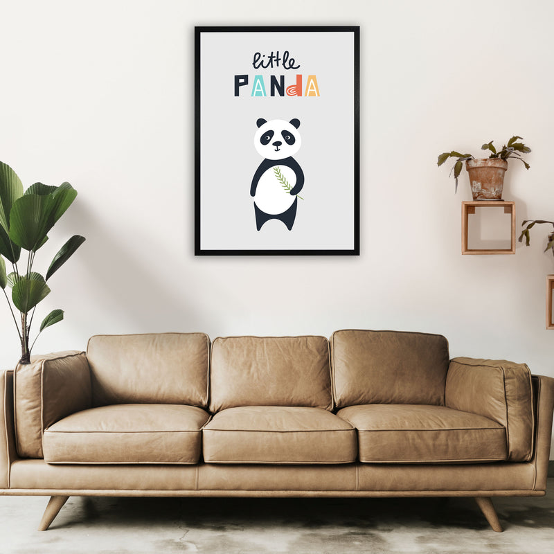 Little panda Art Print by Pixy Paper A1 White Frame