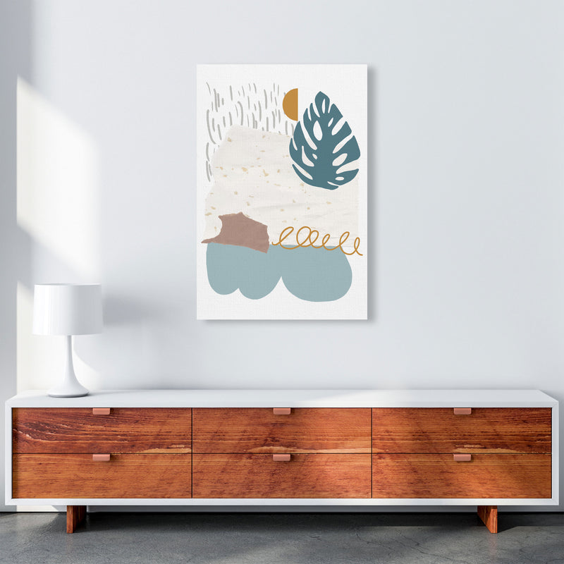 Reef Shapes Abstract 1 Modern Print A1 Canvas