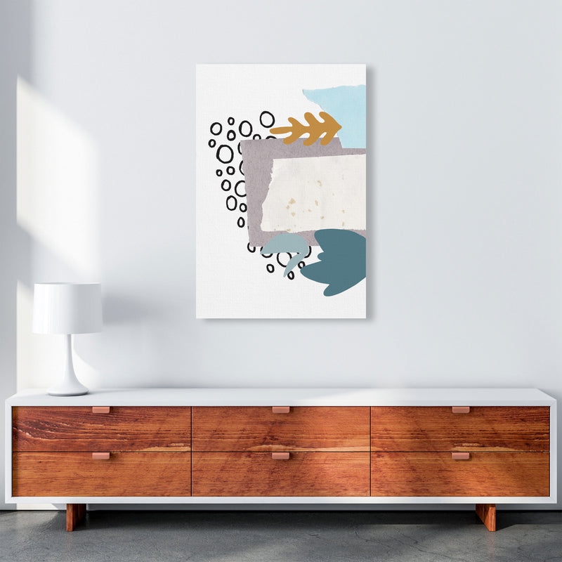Reef Shapes Abstract 2 Modern Print A1 Canvas