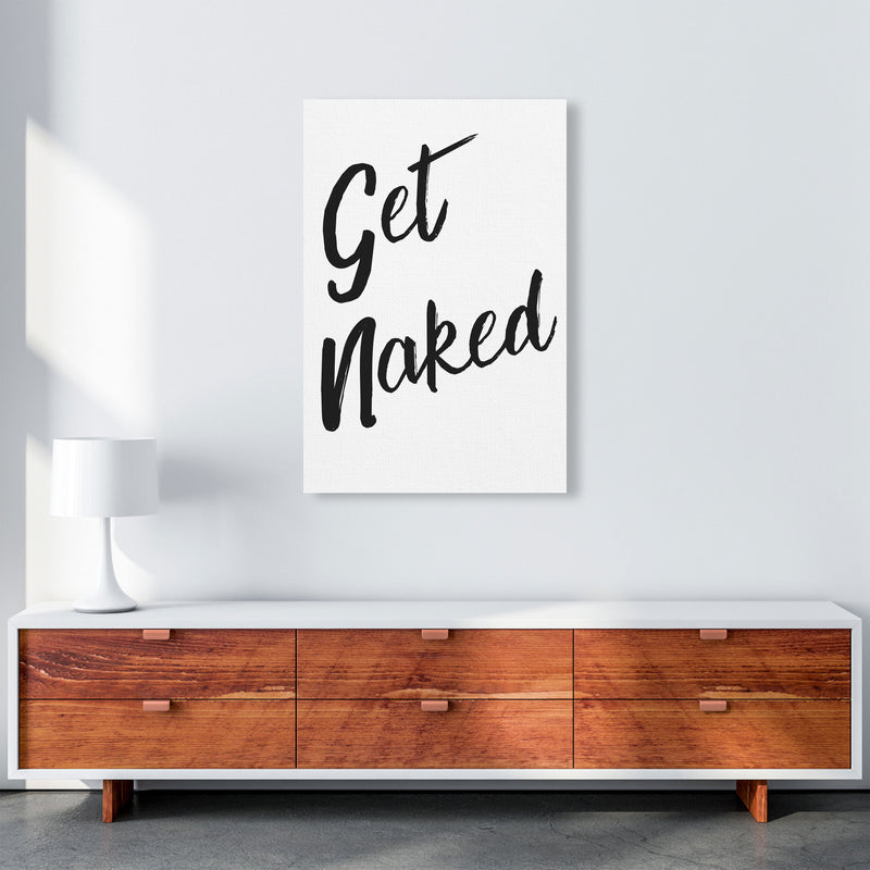Get Naked 2, Bathroom Modern Print, Framed Bathroom Wall Art A1 Canvas