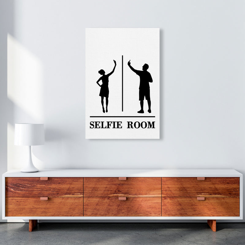 Selfie Room, Bathroom Modern Print, Framed Bathroom Wall Art A1 Canvas