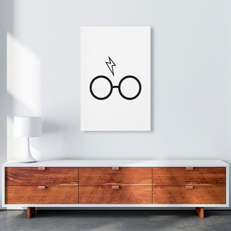 Harry Potter Glasses And Scar Framed Nursey Wall Art Print A1 Canvas