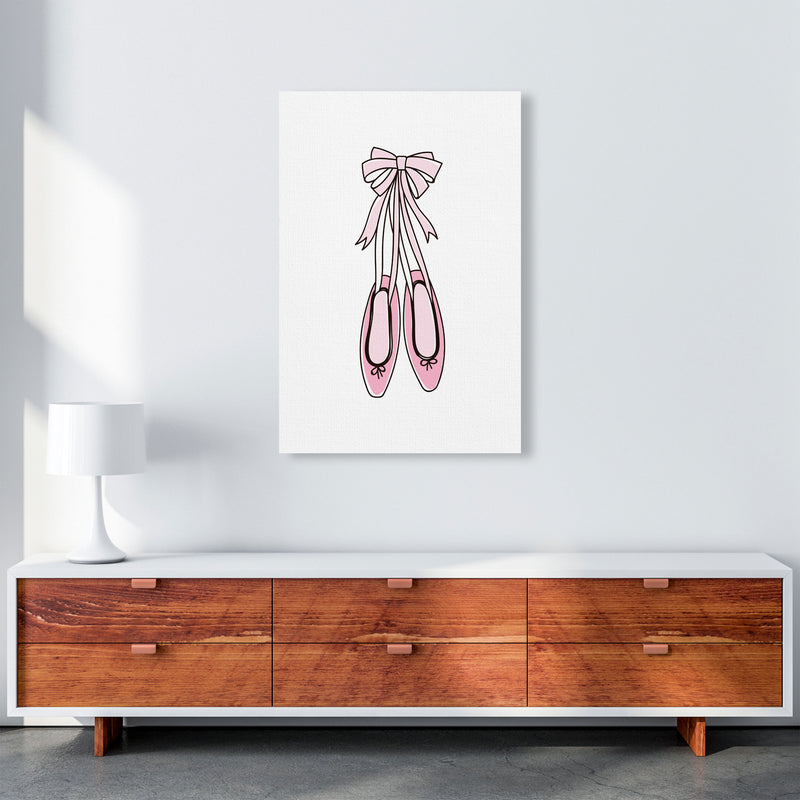Ballerina Shoes Framed Nursey Wall Art Print A1 Canvas