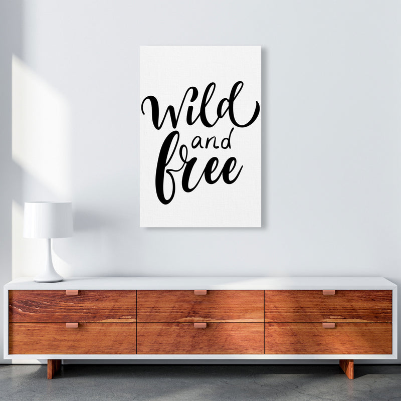 Wild And Free Modern Print A1 Canvas