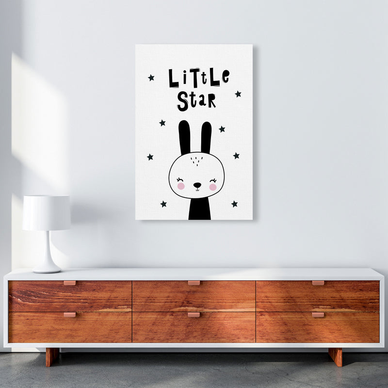 Little Star Bunny Framed Nursey Wall Art Print A1 Canvas