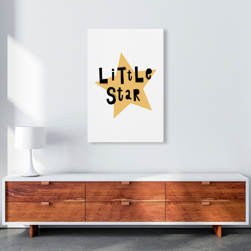Little Star Scandi Framed Typography Wall Art Print A1 Canvas
