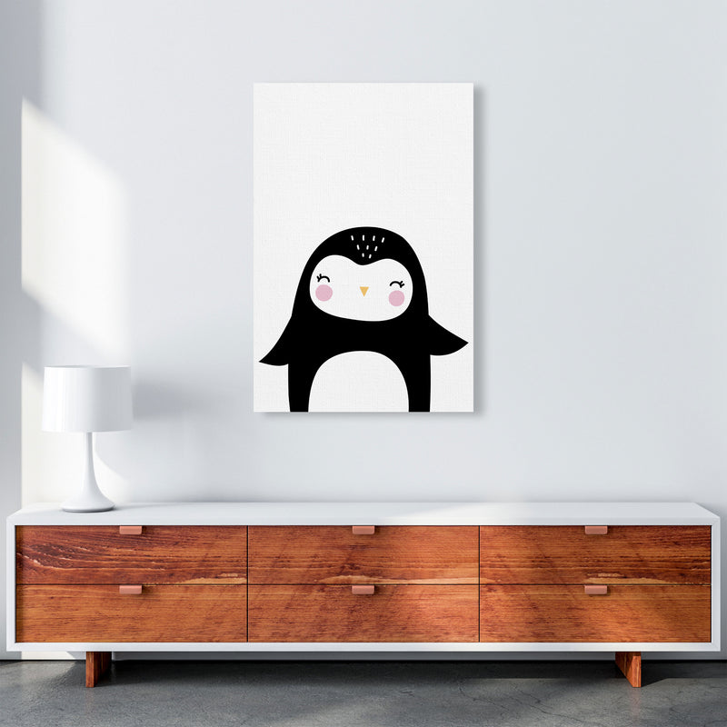 Penguin Modern Print Animal Art Print A1 Canvas