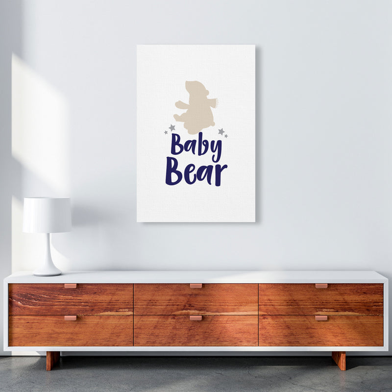 Baby Bear Framed Nursey Wall Art Print A1 Canvas