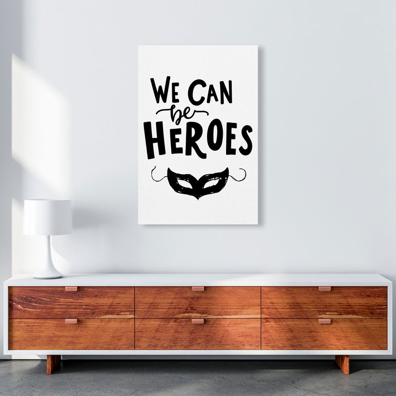 We Can Be Heroes Framed Nursey Wall Art Print A1 Canvas