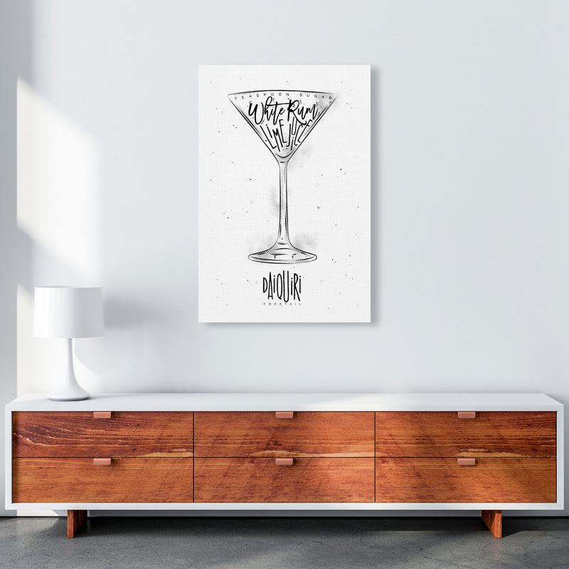 Daiquiri Cocktail Modern Print, Framed Kitchen Wall Art A1 Canvas