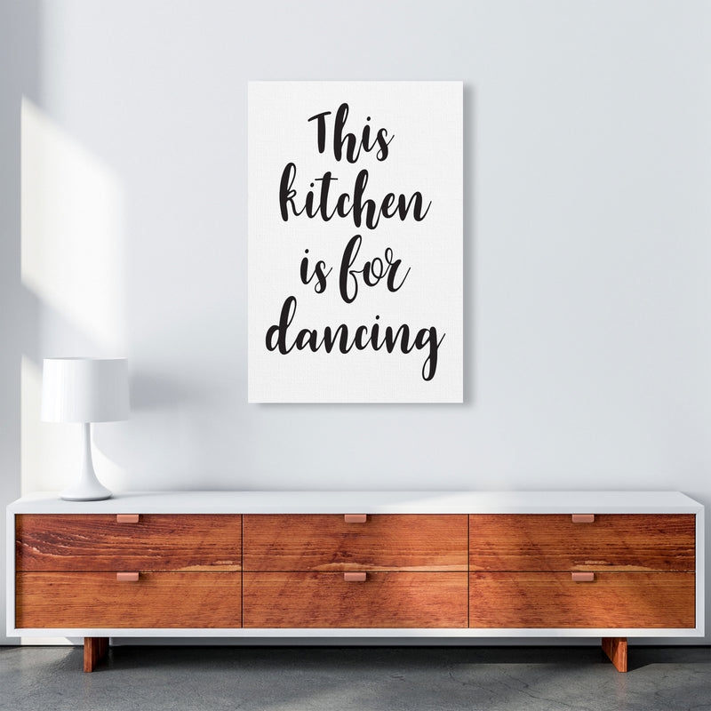 This Kitchen Is For Dancing Modern Print, Framed Kitchen Wall Art A1 Canvas