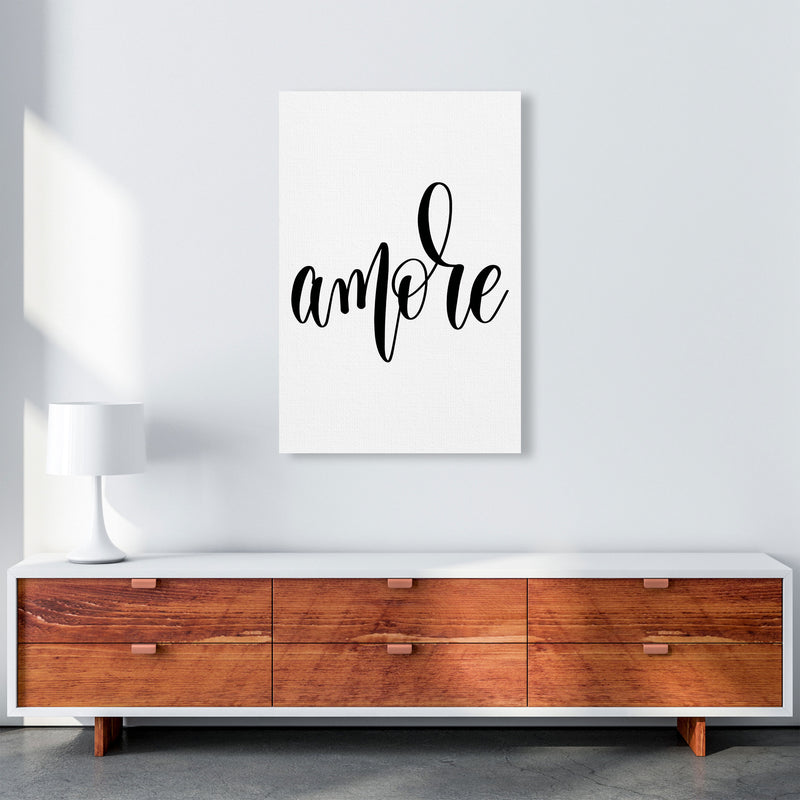 Amore Framed Typography Wall Art Print A1 Canvas